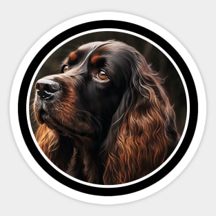 Cocker Spaniel Dog, Love Cocker Spaniels Sticker